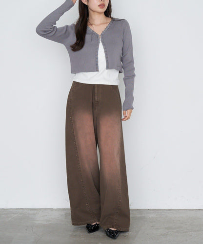 【Ray Cassin】簡約紐釦針織開衫