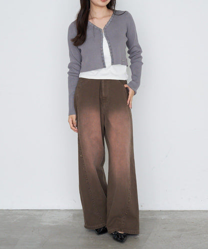 【Ray Cassin】簡約紐釦針織開衫