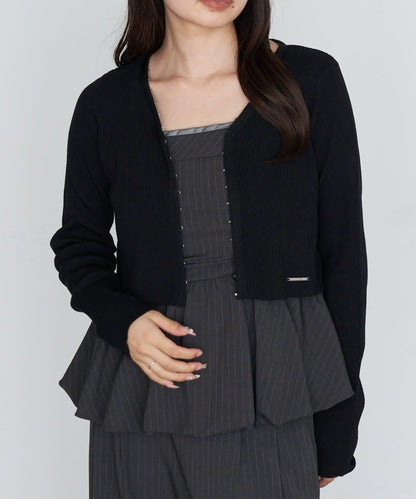 【Ray Cassin】簡約紐釦針織開衫