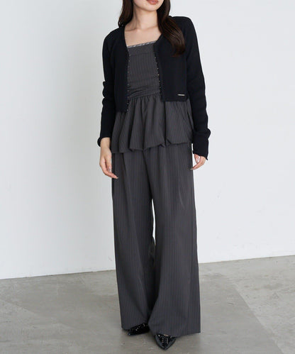 【Ray Cassin】簡約紐釦針織開衫