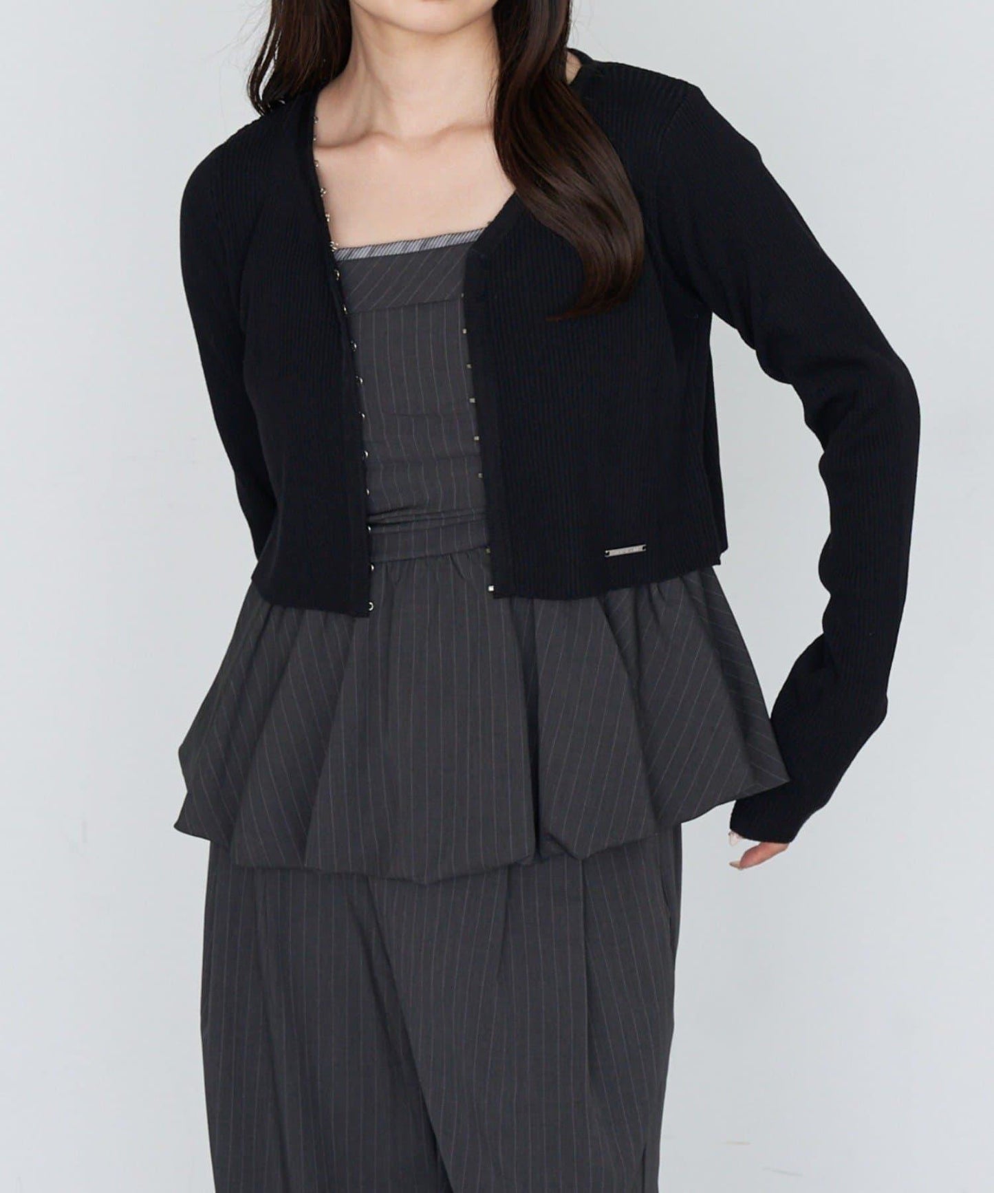 【Ray Cassin】簡約紐釦針織開衫