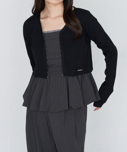 【Ray Cassin】簡約紐釦針織開衫