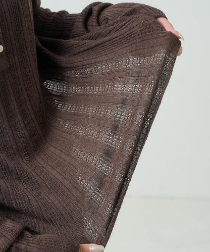 羅紋針織亨利領毛衣