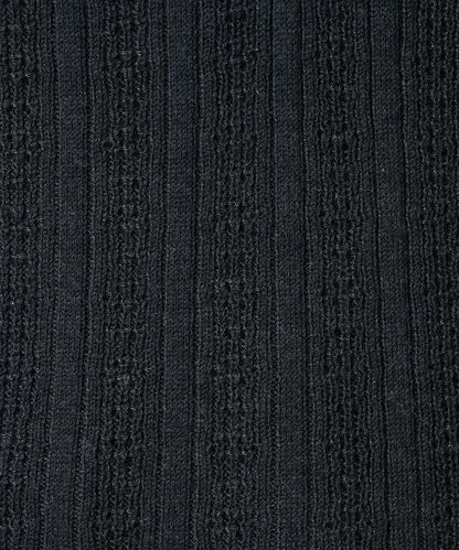 羅紋針織亨利領毛衣