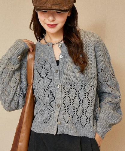 拼接拼布拼接開衫