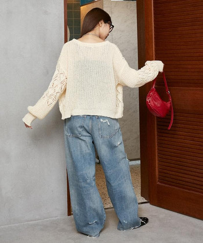 拼接拼布拼接開衫