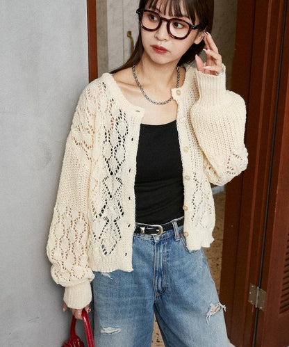 拼接拼布拼接開衫