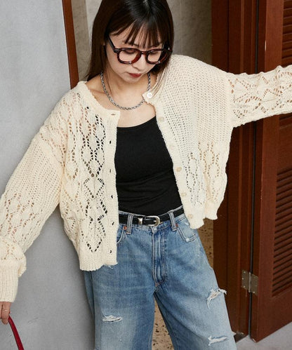 拼接拼布拼接開衫