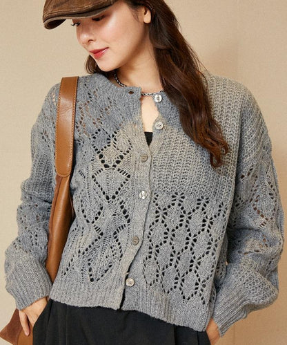 拼接拼布拼接開衫