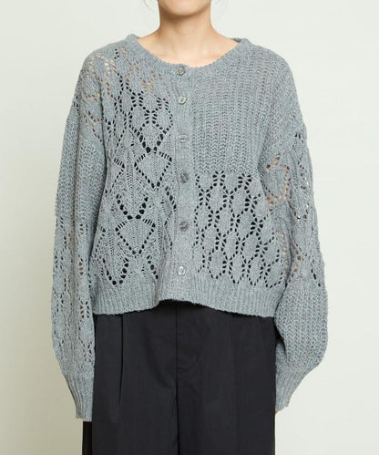 拼接拼布拼接開衫