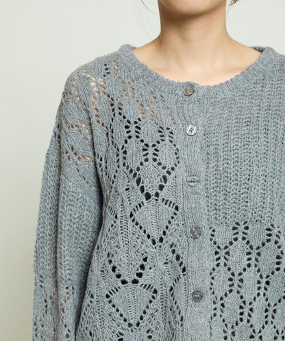 拼接拼布拼接開衫