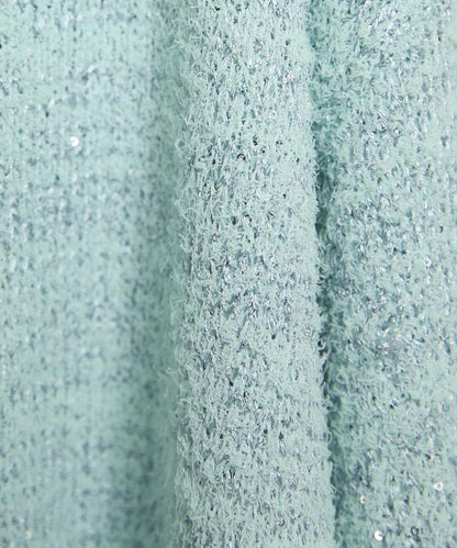 亮片羽毛寬鬆針織衫