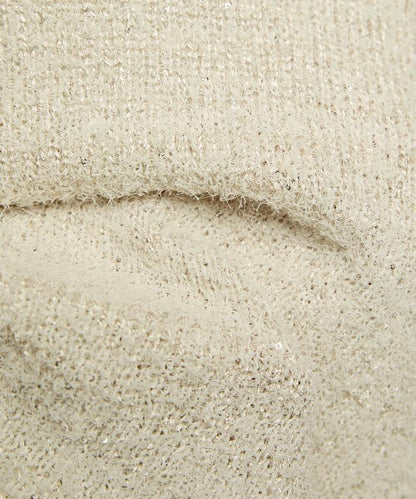 亮片羽毛寬鬆針織衫