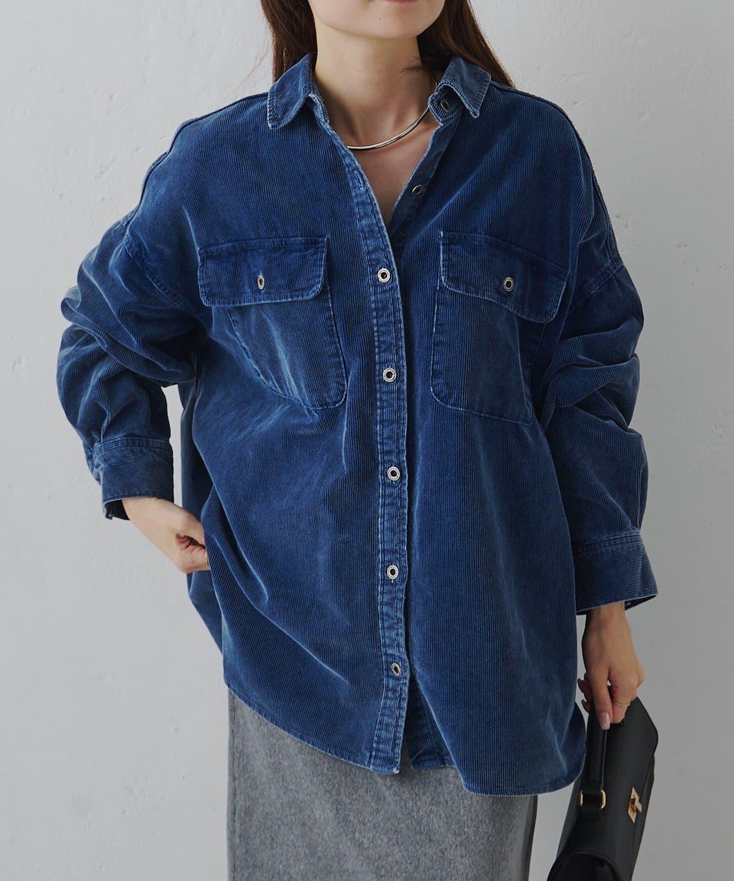 燈芯絨CPO襯衫