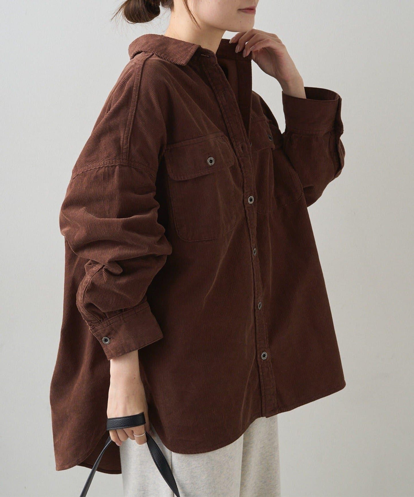 燈芯絨CPO襯衫