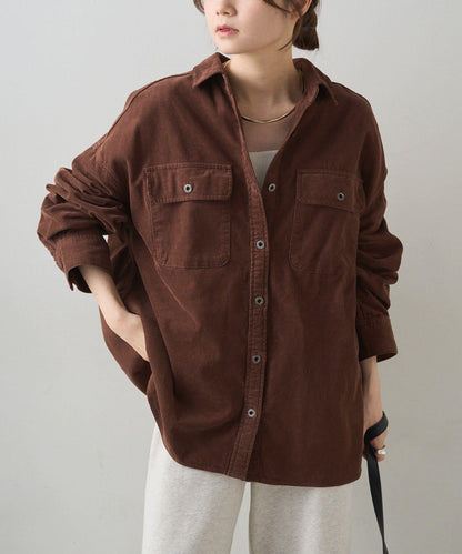 燈芯絨CPO襯衫