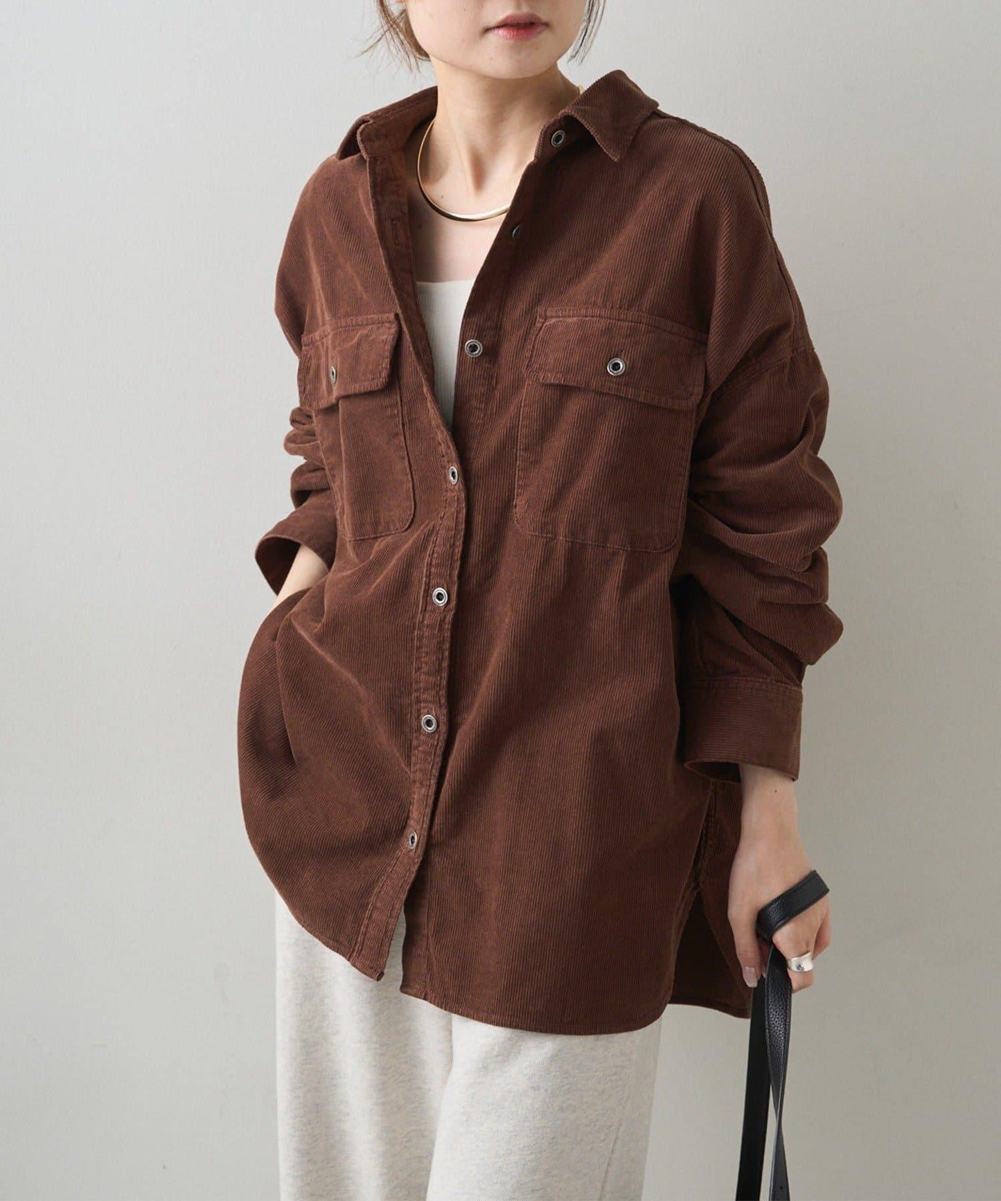 燈芯絨CPO襯衫