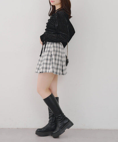 【Tweed Collection】亮絲花呢迷你裙