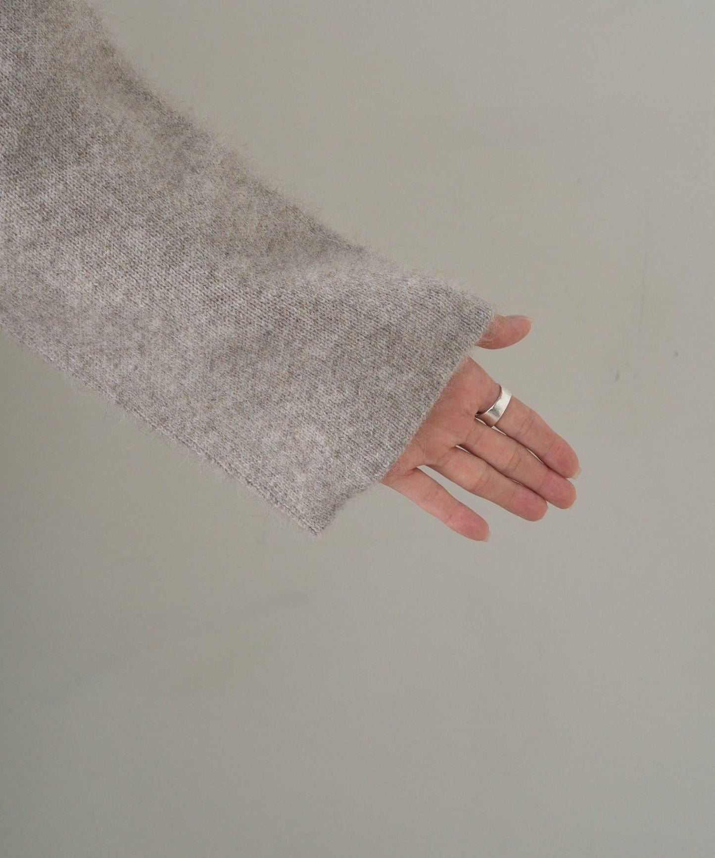 雙面針織無領夾克