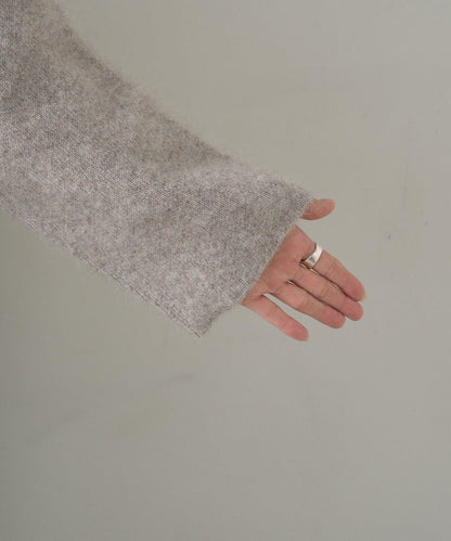 雙面針織無領夾克