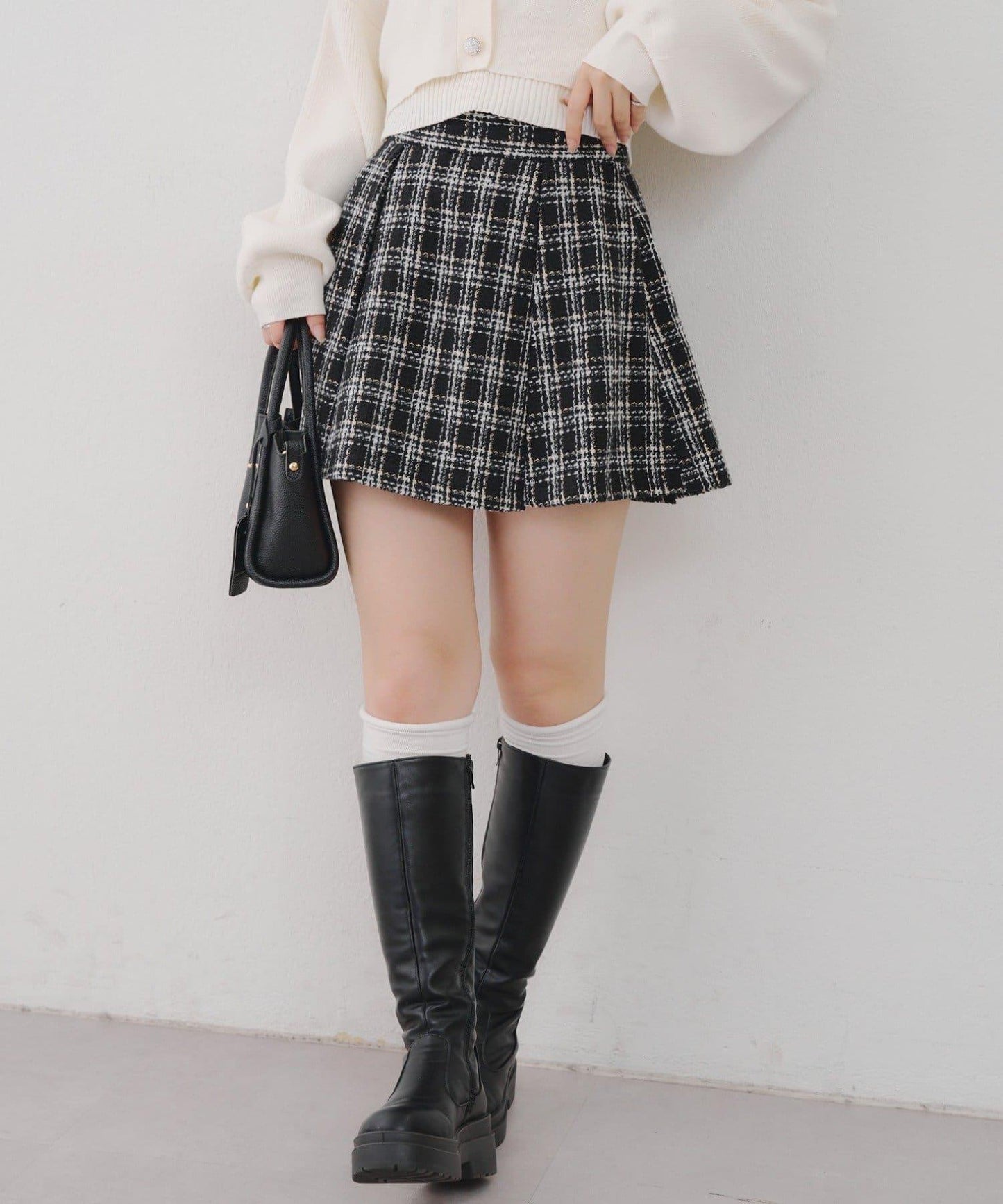 【Tweed Collection】亮絲花呢迷你裙