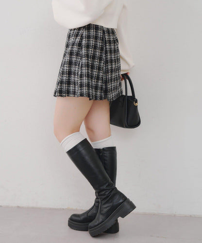 【Tweed Collection】亮絲花呢迷你裙