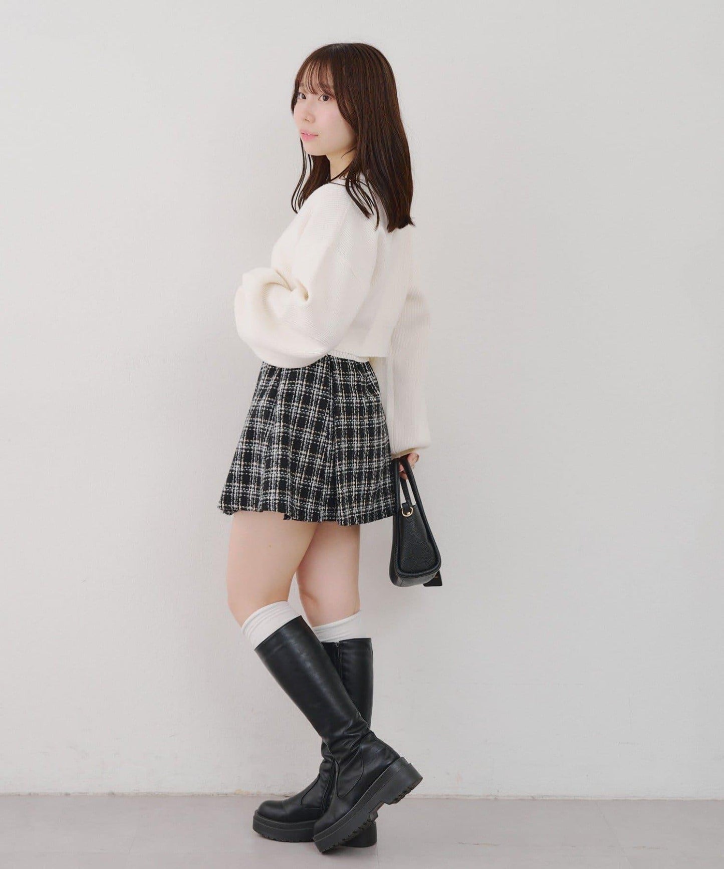 【Tweed Collection】亮絲花呢迷你裙