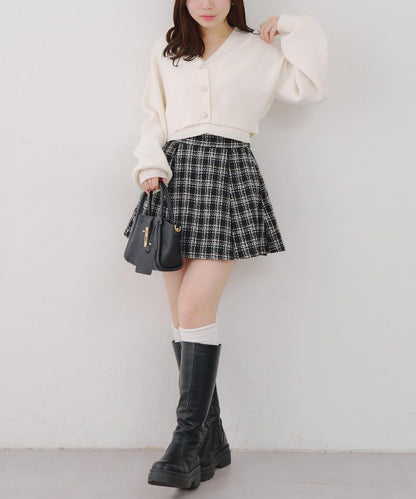 【Tweed Collection】亮絲花呢迷你裙