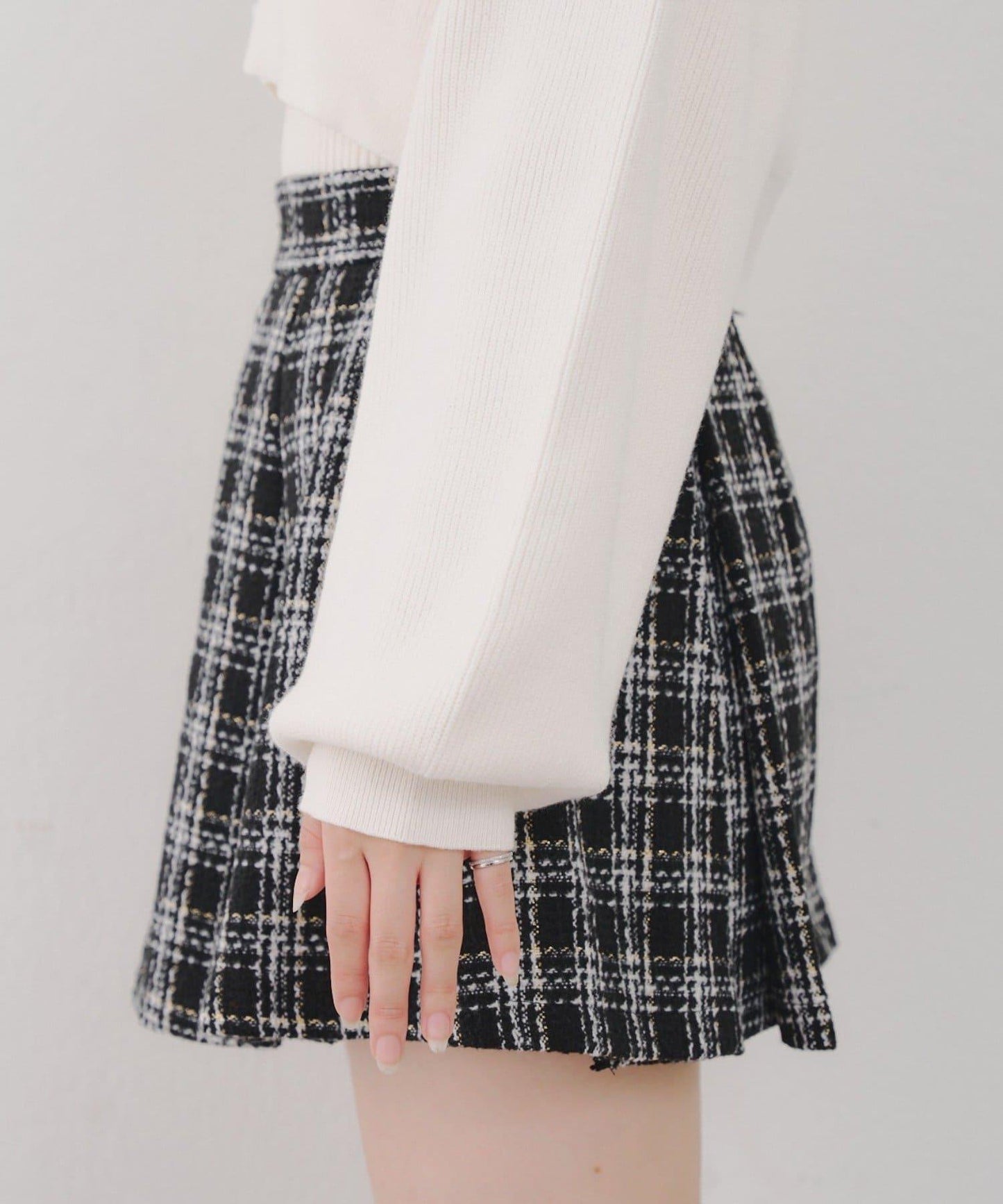 【Tweed Collection】亮絲花呢迷你裙