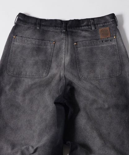 FromVintage 塗鴉鴨子雙膝褲