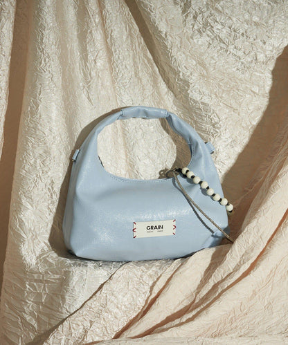 【GRAIN/グレイン】帶珠子掛飾2用手提包