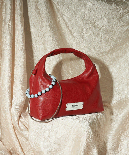 【GRAIN/グレイン】帶珠子掛飾2用手提包