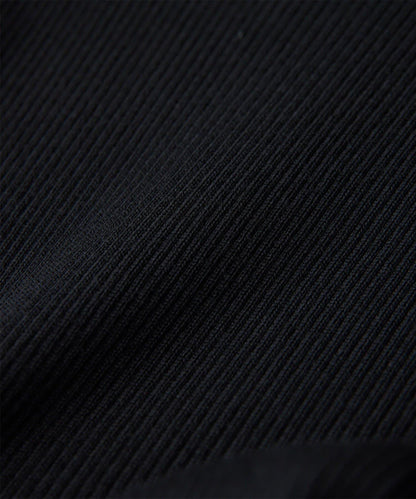 羅紋針織圓領套頭衫