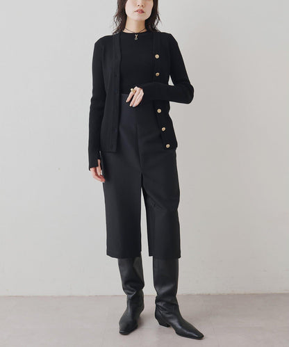 羅紋針織圓領套頭衫