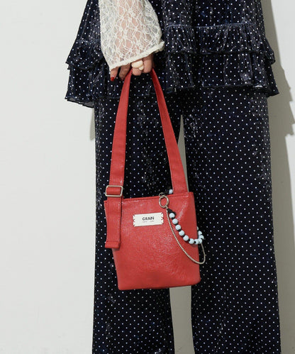 【GRAIN/グレイン】帶珠飾掛件腰包