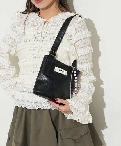 【GRAIN/グレイン】帶珠飾掛件腰包