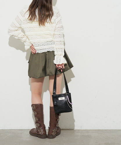 【GRAIN/グレイン】帶珠飾掛件腰包