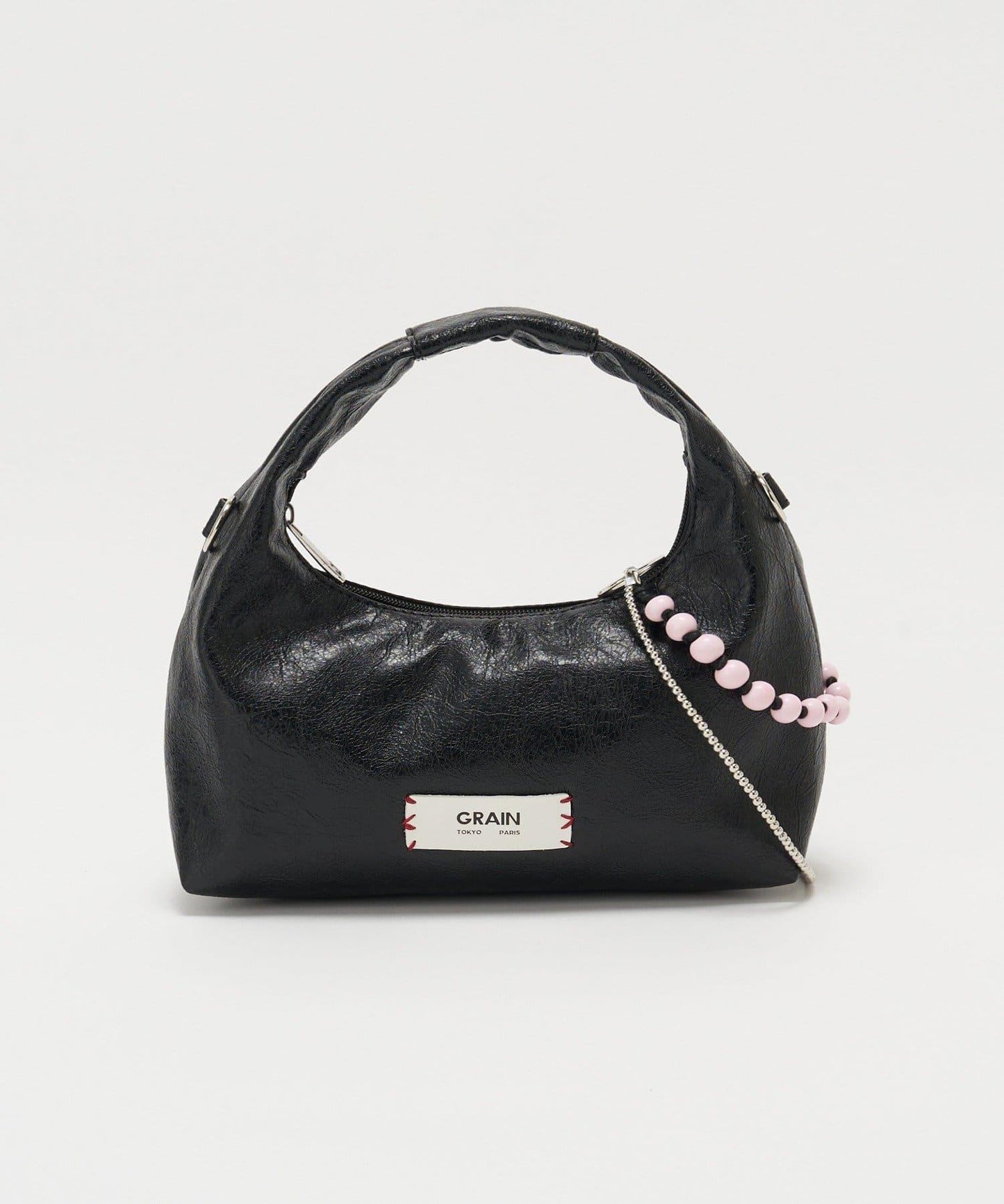 【GRAIN/グレイン】帶珠子掛飾2用手提包