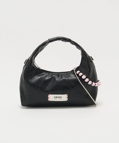【GRAIN/グレイン】帶珠子掛飾2用手提包