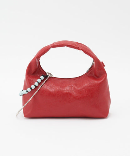 【GRAIN/グレイン】帶珠子掛飾2用手提包