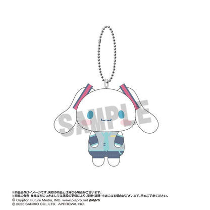 《初音未來》×大耳狗_坐姿俱樂部毛絨公仔掛件【BOX／6包入】