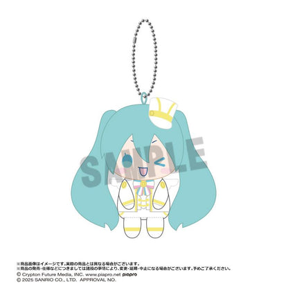 《初音未來》×大耳狗_坐姿俱樂部毛絨公仔掛件【BOX／6包入】