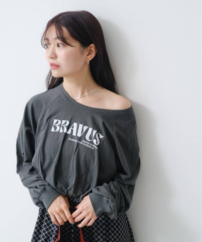 【Kastane】褶皺Logo短袖T恤