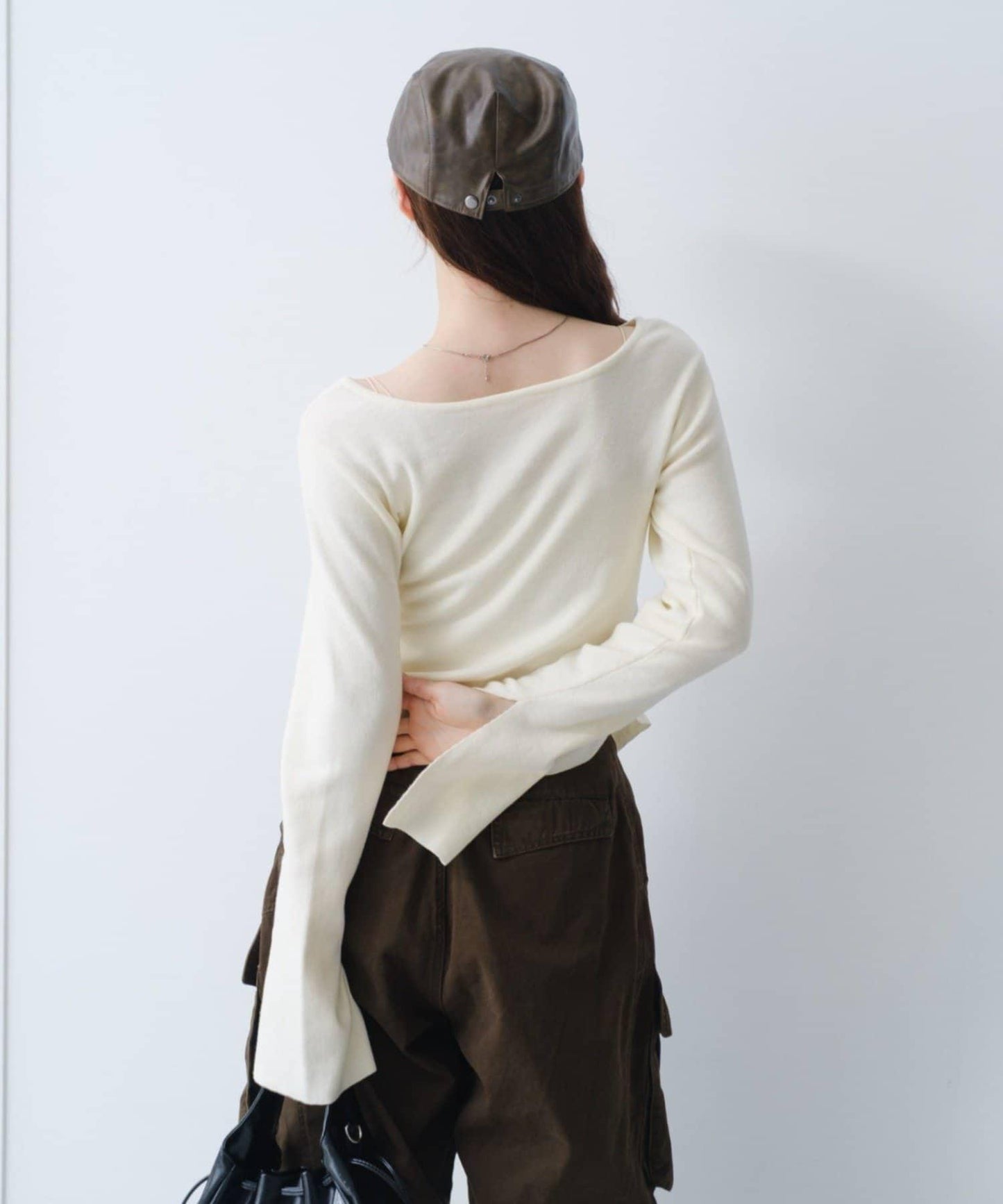 【/四色可選】前褶皺針織開衫