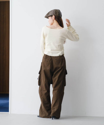 【/四色可選】前褶皺針織開衫