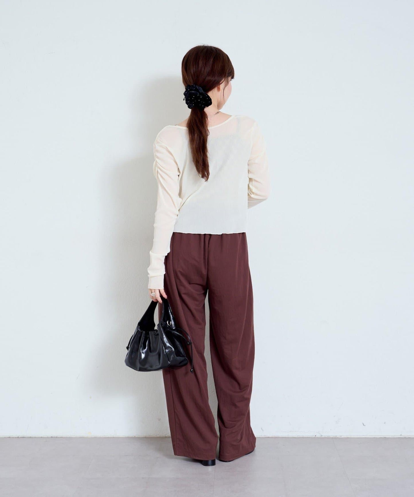 【/2尺碼可選】條紋天鵝絨植絨兩穿開衫