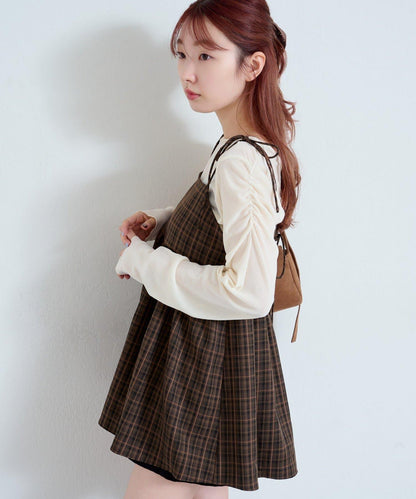 【/2尺碼可選】條紋天鵝絨植絨兩穿開衫