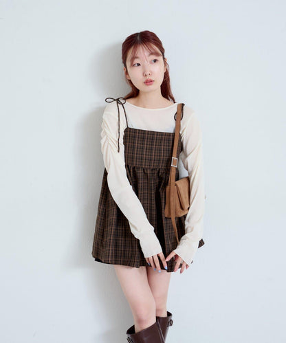 【/2尺碼可選】條紋天鵝絨植絨兩穿開衫