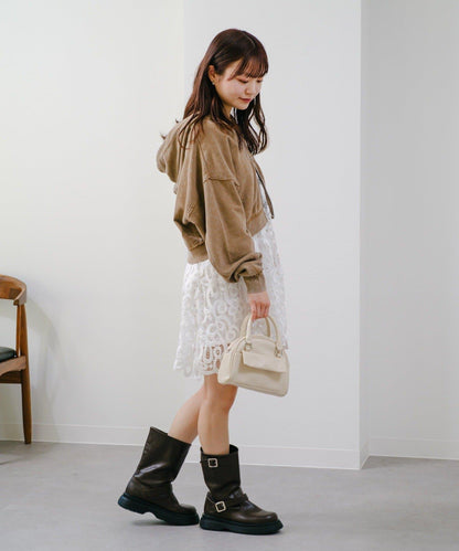 【Kastane】雙拉鍊衛衣連帽衫