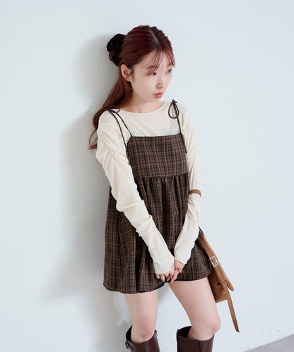 【/2尺碼可選】條紋天鵝絨植絨兩穿開衫